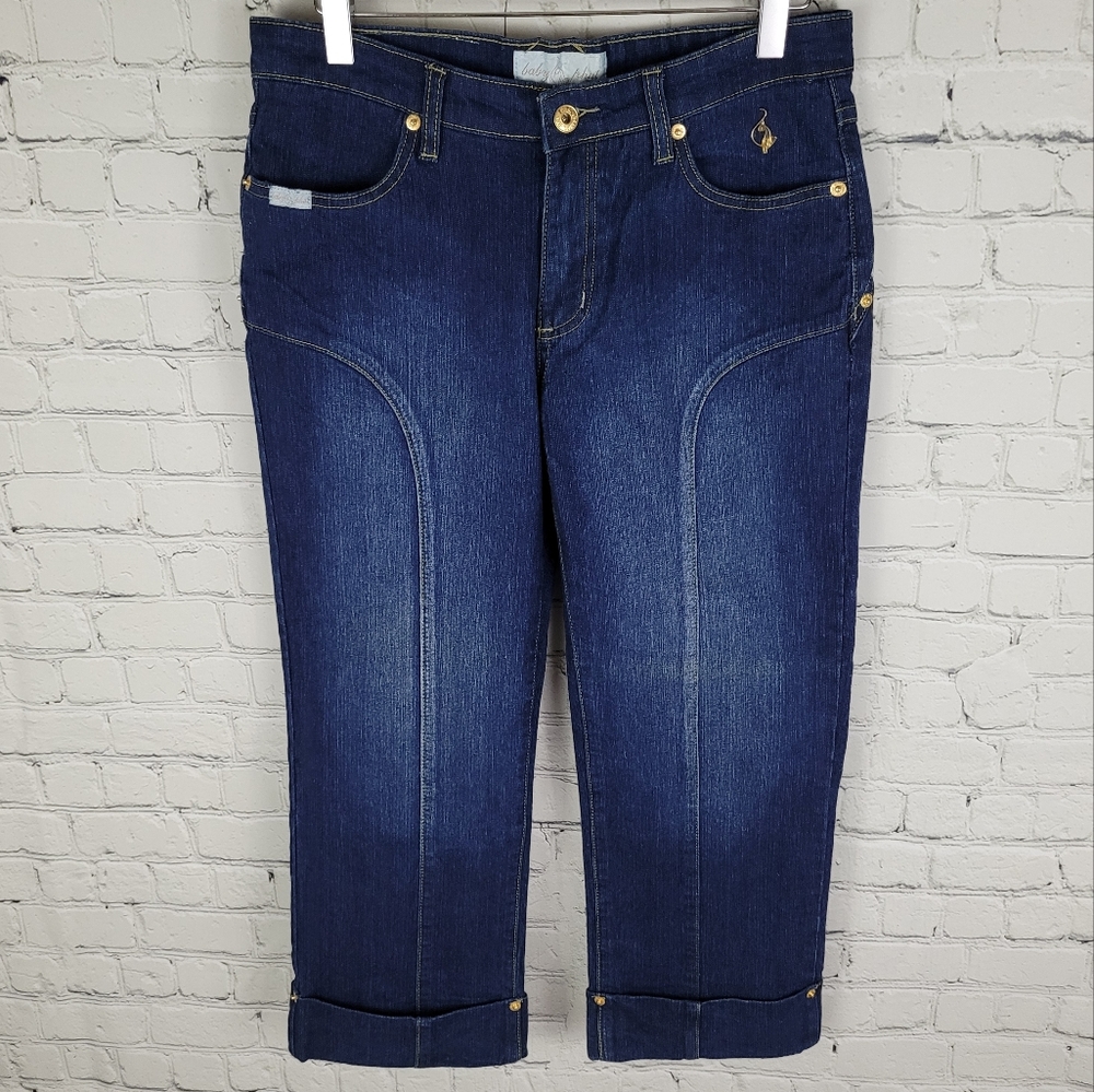BABY PHAT | cropped stretch capri jeans